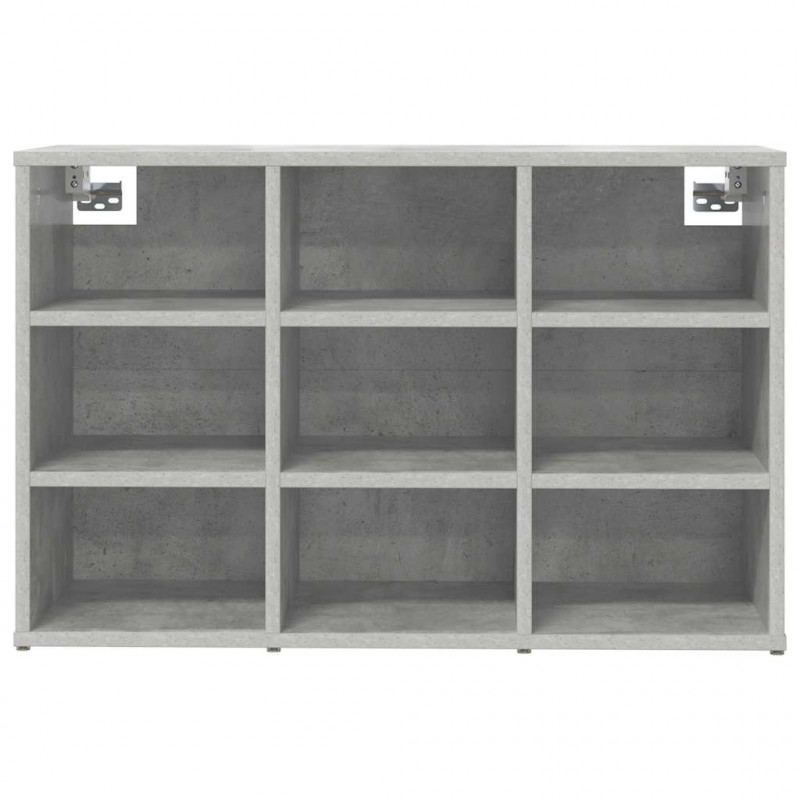 Szafka na buty z półką Betonowy szary 77,5 x 30 x 51 cm