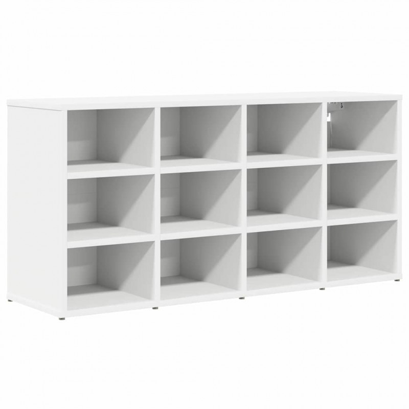 Szafka na buty Biały 103 x 30 x 51 cm Materiał drewnopochodny