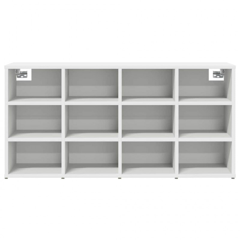 Szafka na buty Biały 103 x 30 x 51 cm Materiał drewnopochodny