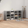 Szafka na buty z półką Betonowy szary 103 x 30 x 51 cm