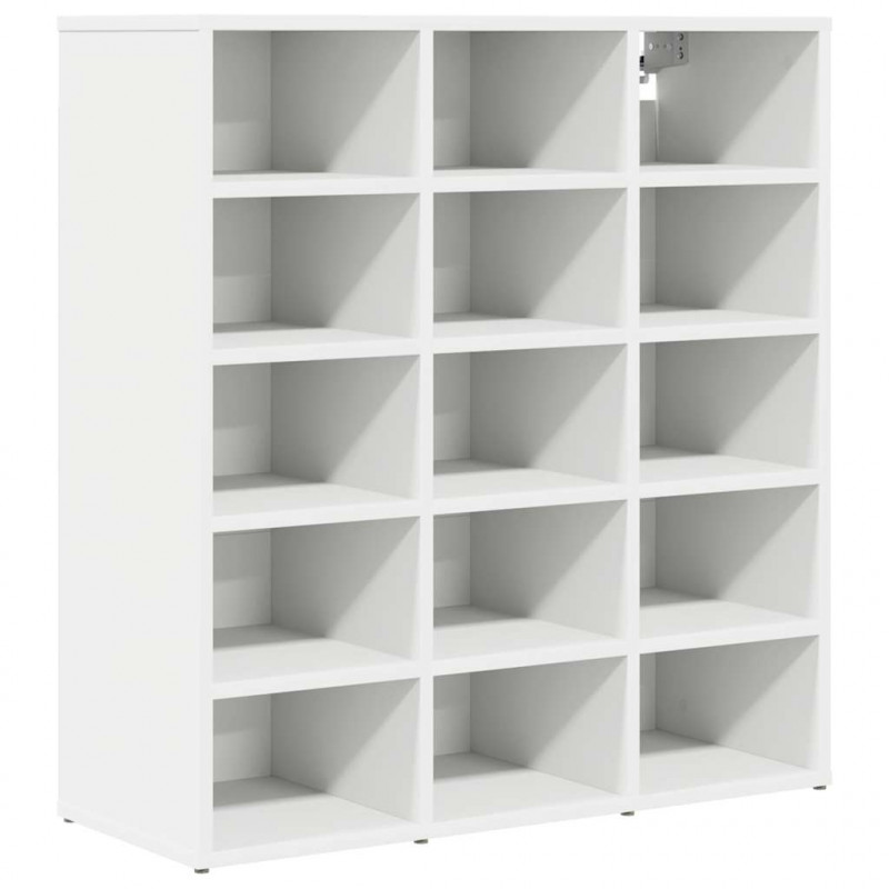Szafka na buty z półką Biały 77,5 x 30 x 83,5 cm