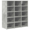 Szafka na buty z półką Betonowy szary 77,5 x 30 x 83,5 cm