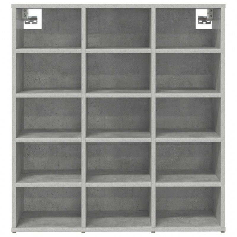 Szafka na buty z półką Betonowy szary 77,5 x 30 x 83,5 cm
