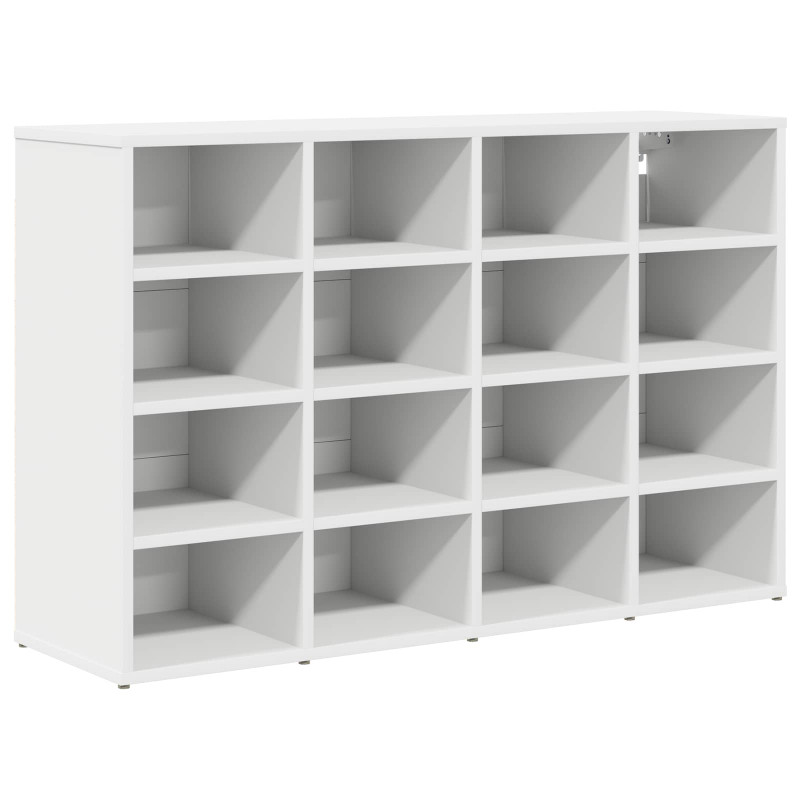 Szafka na buty Biały 103 x 30 x 67 cm Materiał drewnopochodny