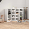 Szafka na buty Biały 103 x 30 x 67 cm Materiał drewnopochodny