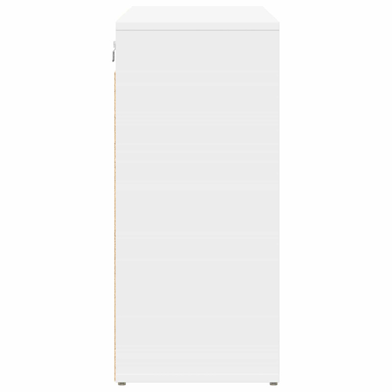 Szafka na buty Biały 103 x 30 x 67 cm Materiał drewnopochodny