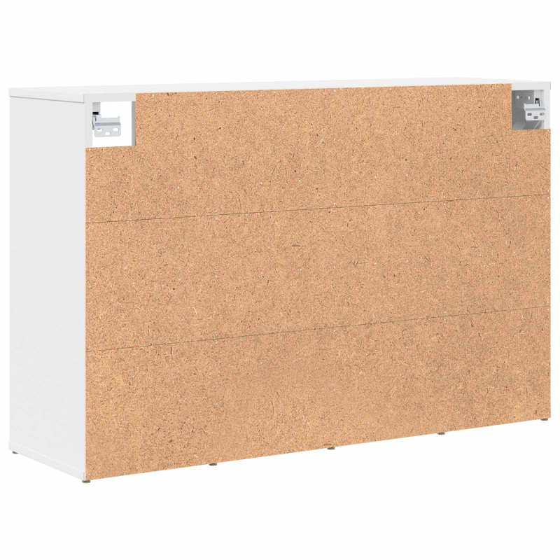 Szafka na buty Biały 103 x 30 x 67 cm Materiał drewnopochodny
