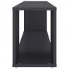 Szafka pod TV, szara, 100x24x32 cm, materiał drewnopochodny