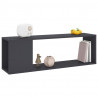 Szafka pod TV, szara, 100x24x32 cm, materiał drewnopochodny