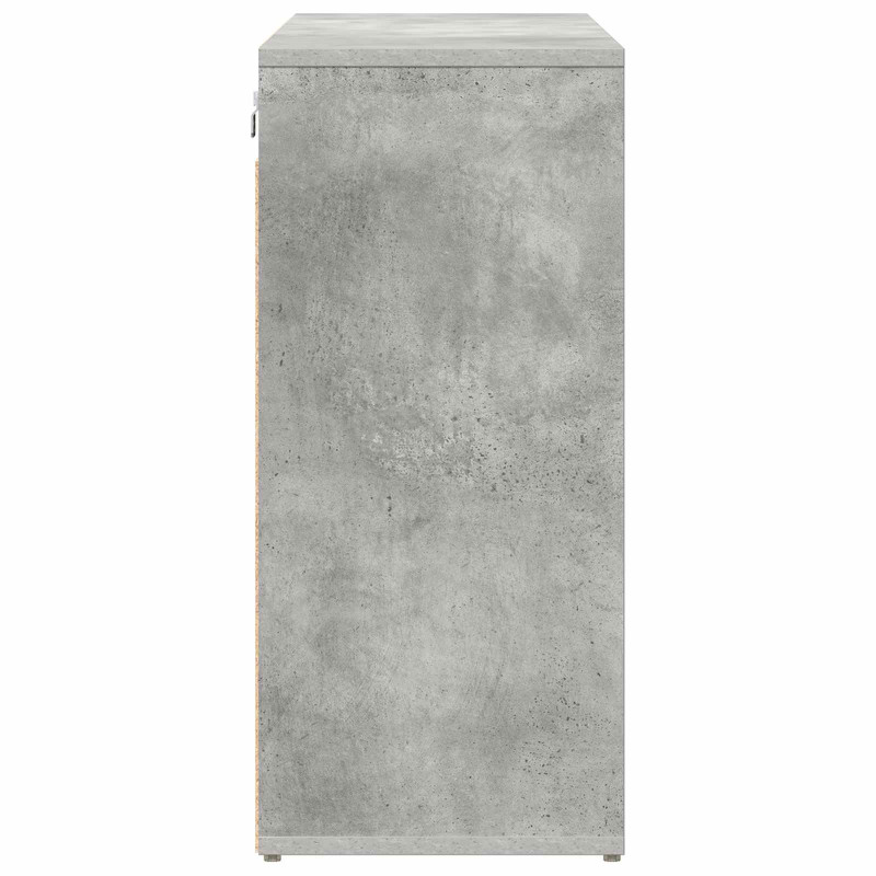 Szafka na buty z półką Betonowy szary 103 x 30 x 67 cm