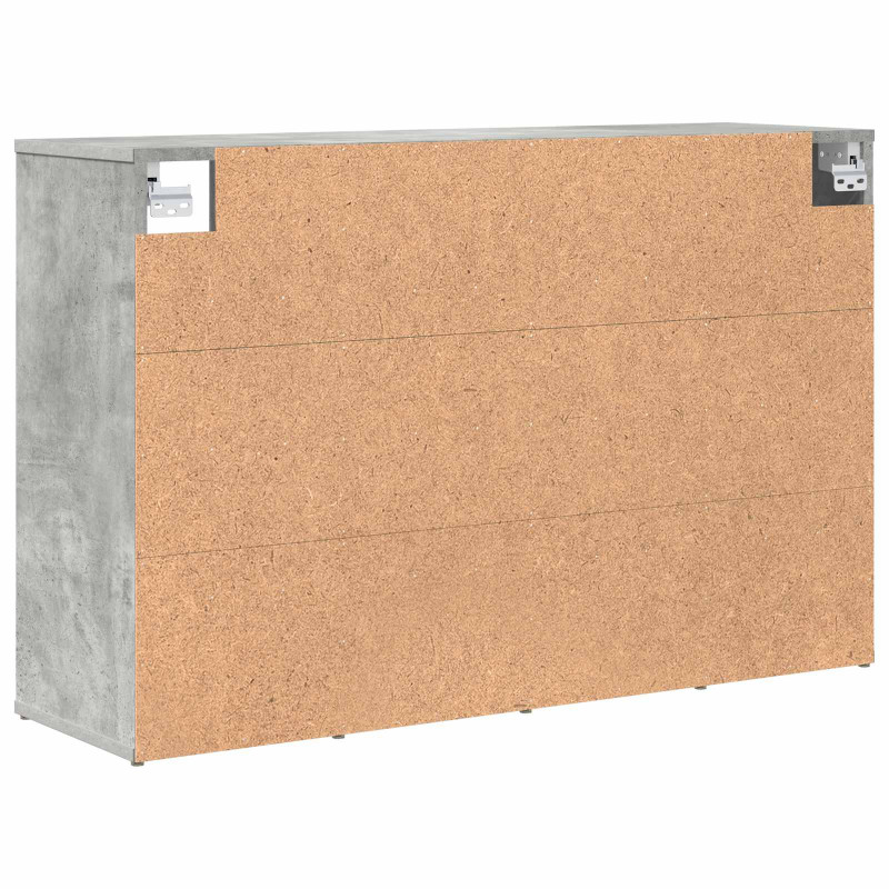 Szafka na buty z półką Betonowy szary 103 x 30 x 67 cm