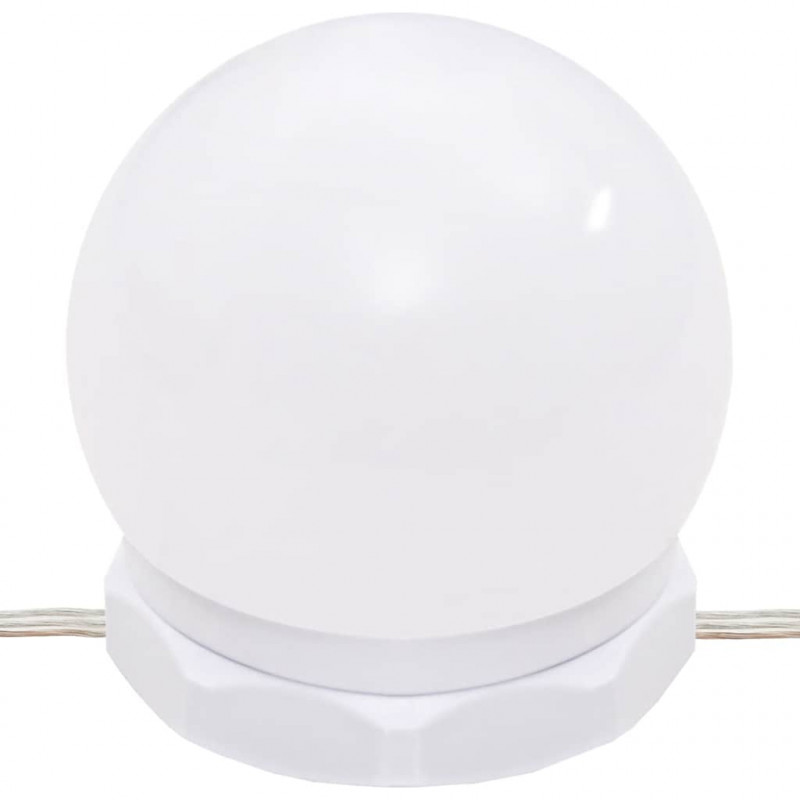 Toaletka z LED, dąb sonoma, 74,5x40x141 cm