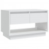Szafka pod TV, biała, 70x41x44 cm, materiał drewnopochodny