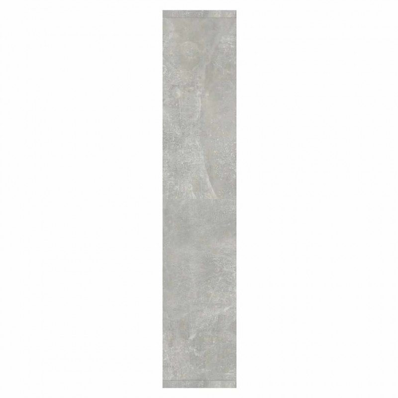 Szafka z lustrem i oświetleniem LED, szary beton, 91x15x76,5 cm