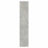 Szafka z lustrem i oświetleniem LED, szary beton, 91x15x76,5 cm