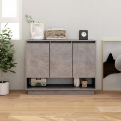 Szafka, szarość betonu, 97x31x75 cm, materiał drewnopochodny