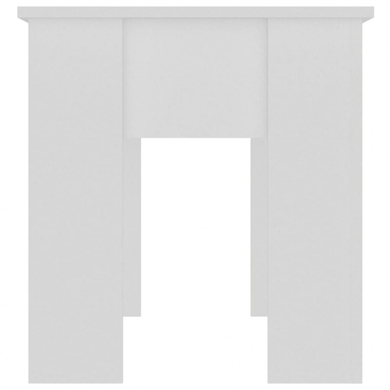 Stolik kawowy, biały, 101x49x52 cm, materiał drewnopochodny