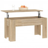 Stolik kawowy, dąb sonoma 101x49x52 cm, materiał drewnopochodny