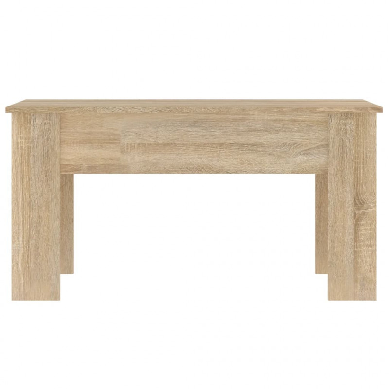 Stolik kawowy, dąb sonoma 101x49x52 cm, materiał drewnopochodny