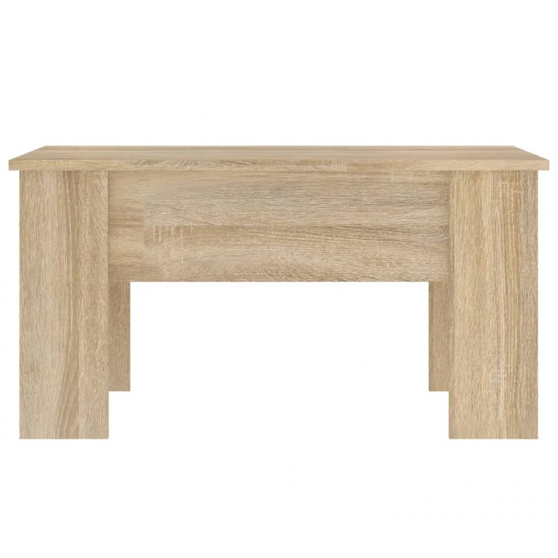 Stolik kawowy, dąb sonoma, 79x49x41, materiał drewnopochodny