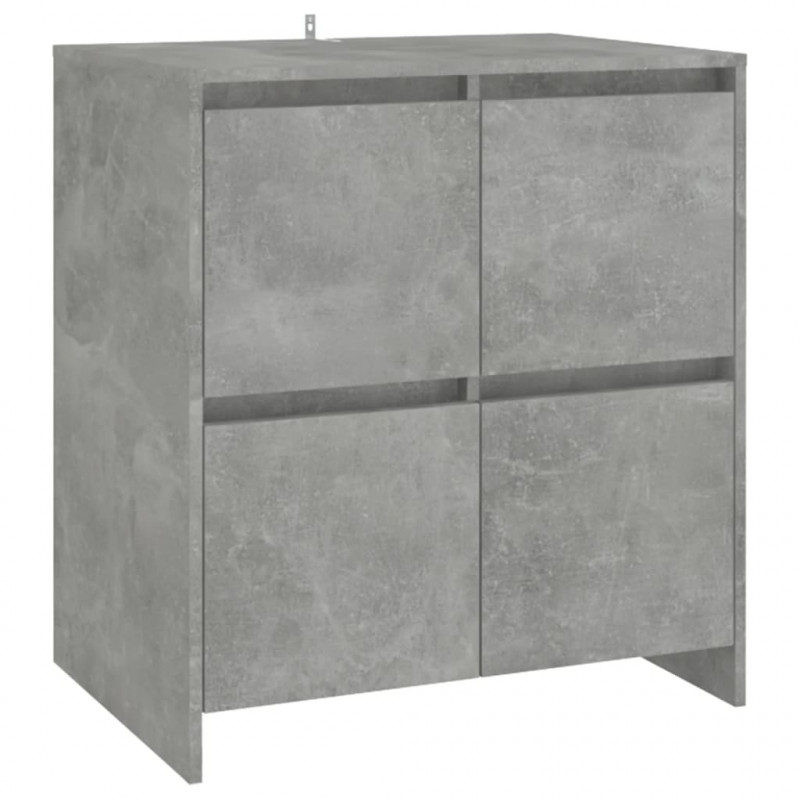 Szafka, szarość betonu, 70x41x75 cm, materiał drewnopochodny