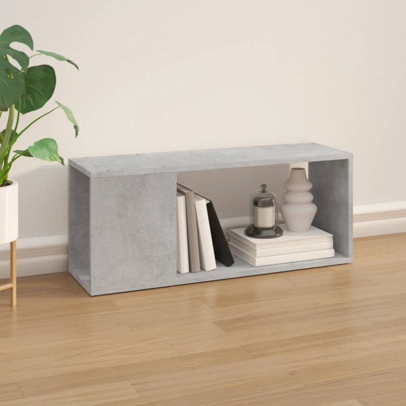 Szafka pod telewizor, szarość betonu, 80x24x32 cm