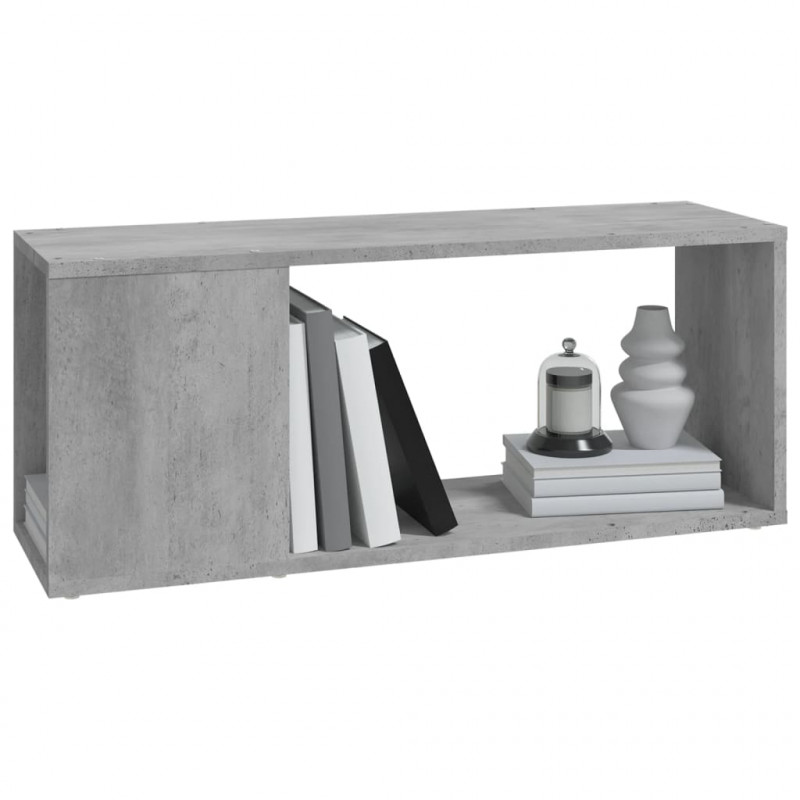 Szafka pod telewizor, szarość betonu, 80x24x32 cm