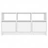 Szafka pod TV, biała, 102x37,5x52,5 cm, materiał drewnopochodny