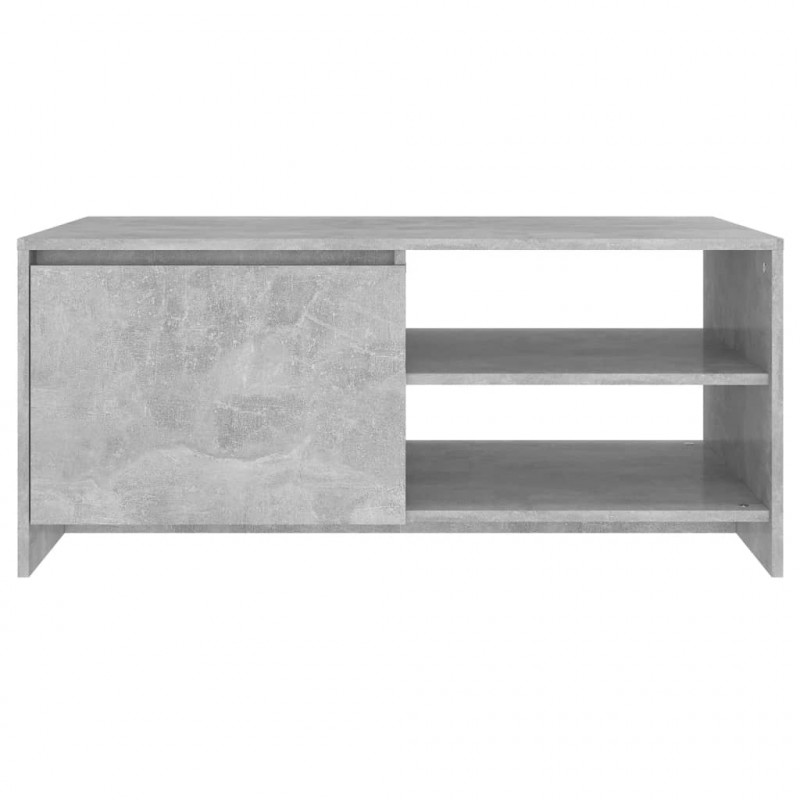 Stolik kawowy, betonowy, 102x50x45 cm, materiał drewnopochodny