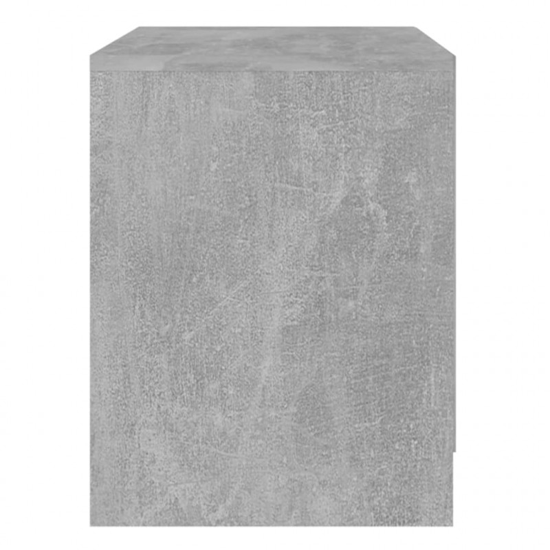 Szafka nocna, szarość betonu, 45x34,5x44,5 cm
