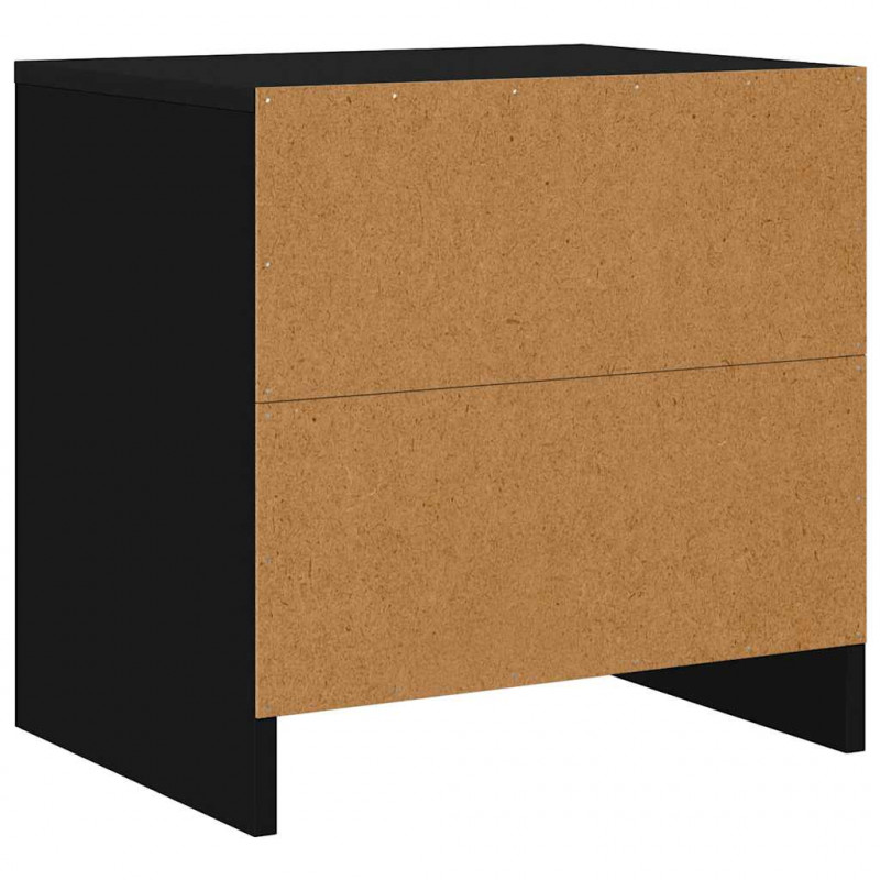 Szafka nocna, czarna, 45x34x44,5 cm