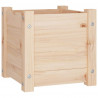 Skrzynie ogrodowe, 2 szt., 31x31x31 cm, lite drewno sosnowe