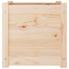 Donice ogrodowe, 2 szt., 40x40x40 cm, lite drewno sosnowe
