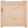 Donice ogrodowe, 2 szt., 40x40x40 cm, lite drewno sosnowe