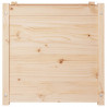 Donice ogrodowe, 2 szt., 60x60x60 cm, lite drewno sosnowe