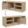 Szafka pod telewizor, dąb sonoma, 102x35,5x36,5 cm