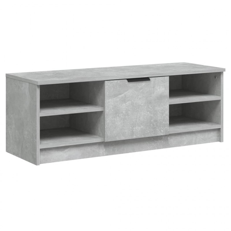 Szafka pod TV, szarość betonu, 102x35,5x36,5 cm