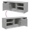 Szafka pod TV, szarość betonu, 102x35,5x36,5 cm
