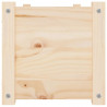 Donica ogrodowa, 100x31x31 cm, lite drewno sosnowe
