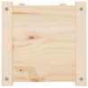 Donice ogrodowe, 2 szt., 100x31x31 cm, lite drewno sosnowe
