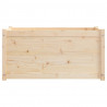 Donice ogrodowe, 2 szt., 100x50x50 cm, lite drewno sosnowe