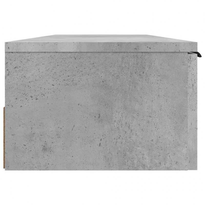 Szafka wisząca, szarość betonu, 102x30x20 cm