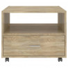 Stolik kawowy, kolor dąb sonoma, 55x55x40 cm
