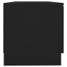 Szafki pod TV, 2 szt., czarne, 80x35x36,5 cm