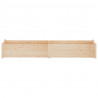 Donice ogrodowe, 2 szt., 200x31x31 cm, lite drewno sosnowe