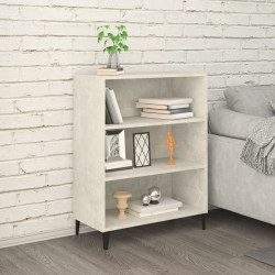 Szafka, szarość betonu 69,5x32,5x90 cm, materiał drewnopochodny