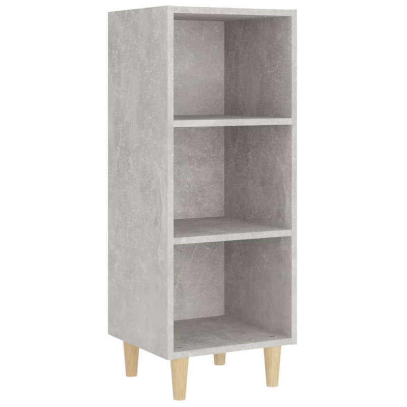 Szafka, szarość betonu, 34,5x32,5x90cm, materiał drewnopochodny