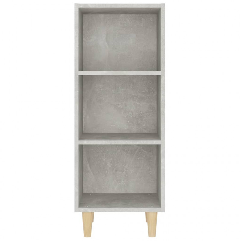 Szafka, szarość betonu, 34,5x32,5x90cm, materiał drewnopochodny