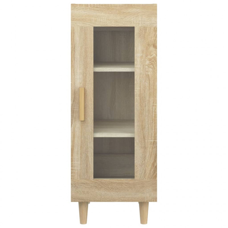Szafka, dąb sonoma, 34,5x34x90 cm, materiał drewnopochodny
