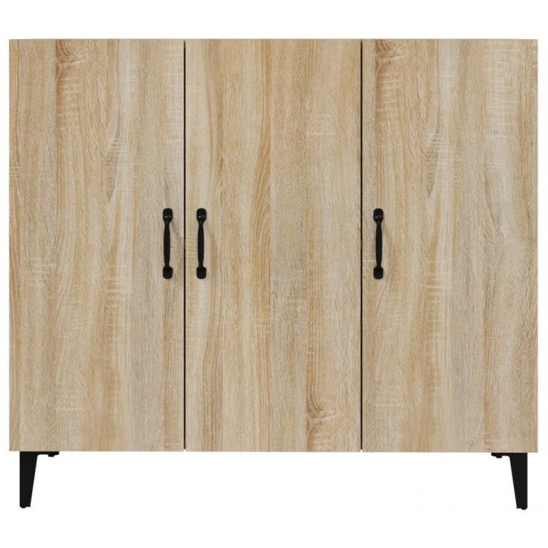 Szafka, dąb sonoma, 90x34x80 cm, materiał drewnopochodny